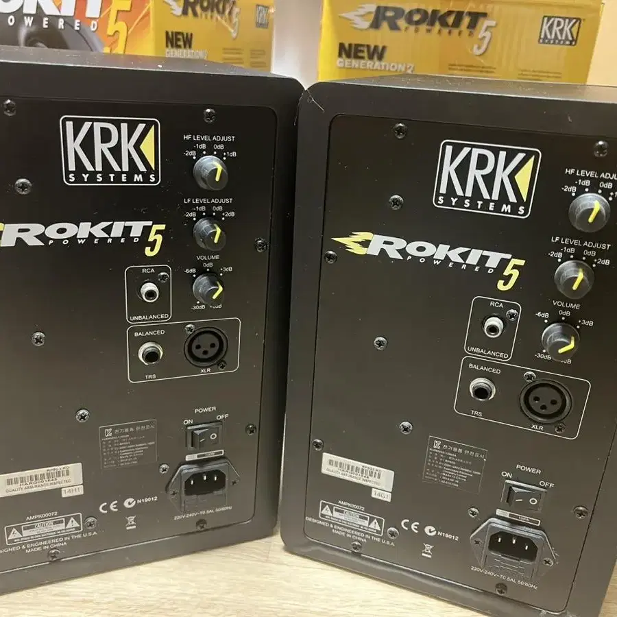 Krk rokit5 g3 블랙 5인치 모니터스피커