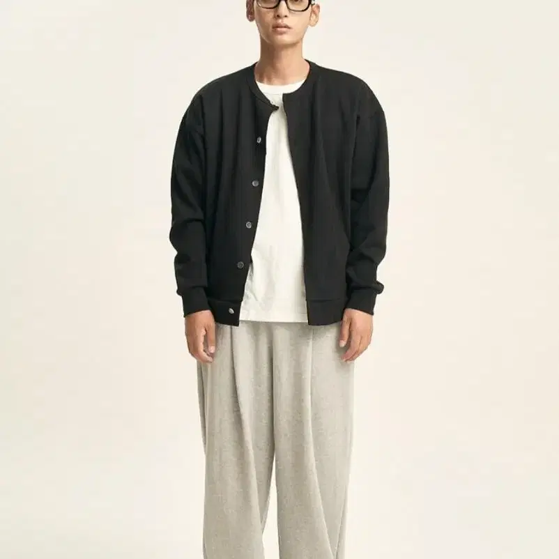 제로 Deep One Tuck Sweat Pants [Grey]