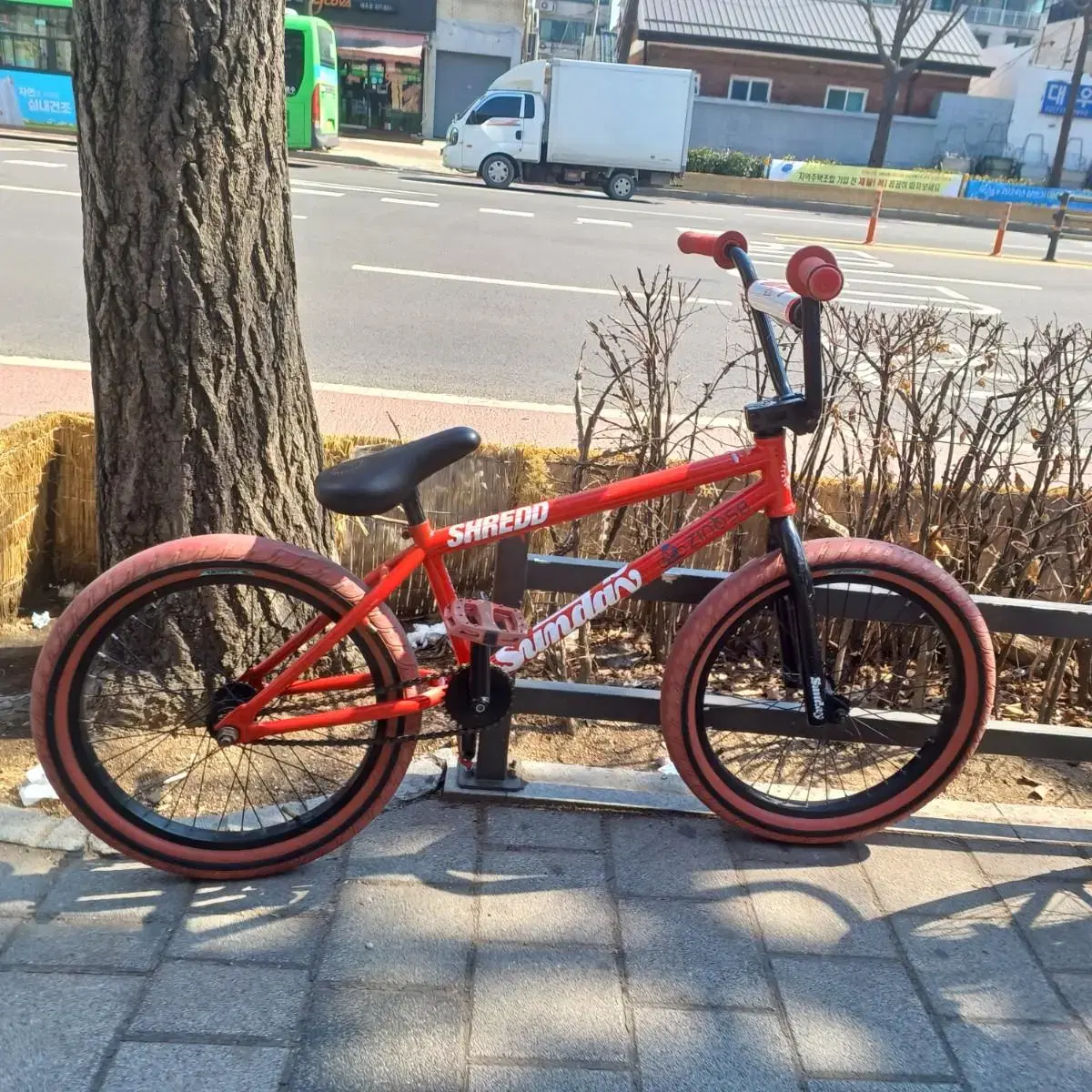 슈레드bmx 급처