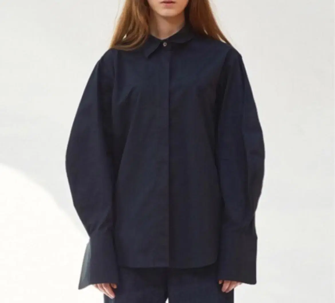 렉토 셔츠 BALLOON SLEEVE COTTON SHIRT