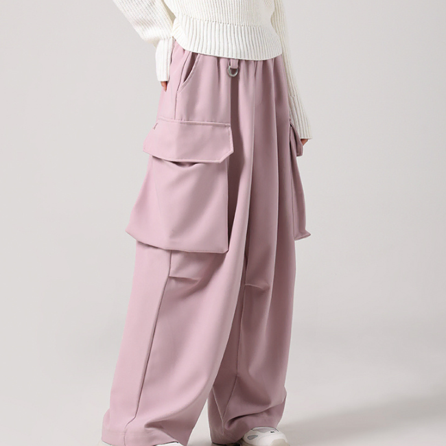 어반드레스 Flex Big Pocket Wide Pants PINK