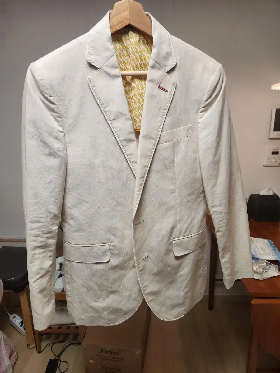 Zique Cotton and Linen Blazer Jacket 95