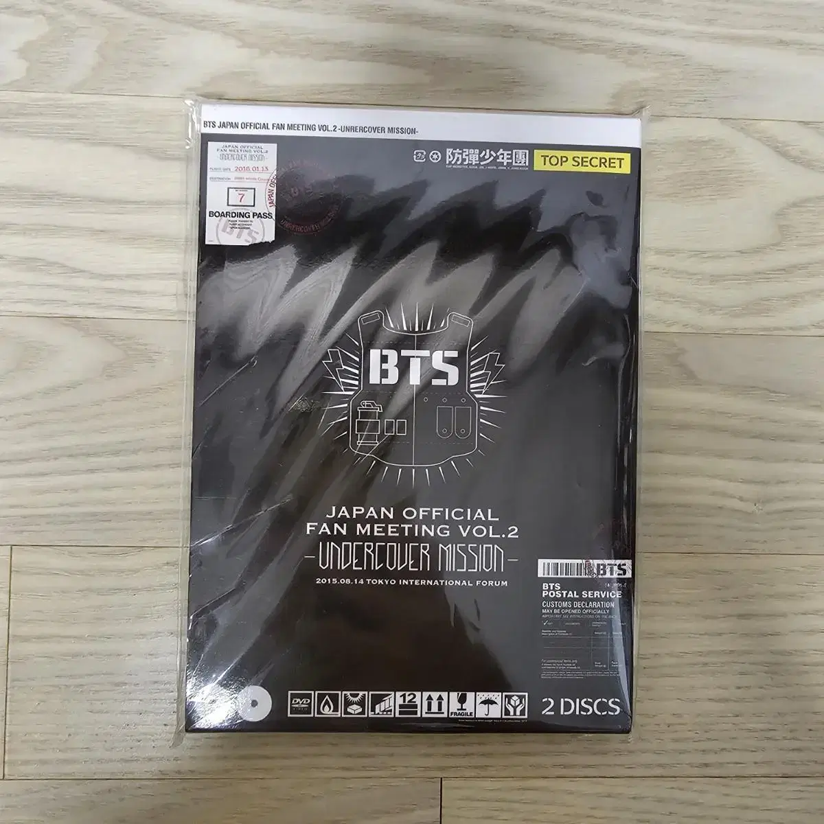 방탄소년단 일본 팬미팅 2기 언더커버미션 dvd 디비디 풀박