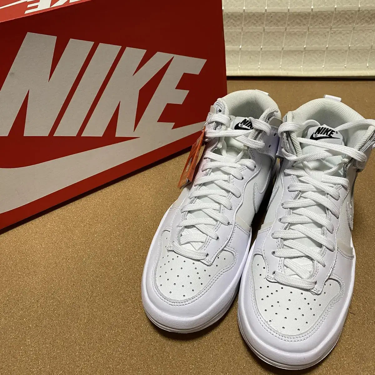 [새상품] Nike Dunk High Up Summit White