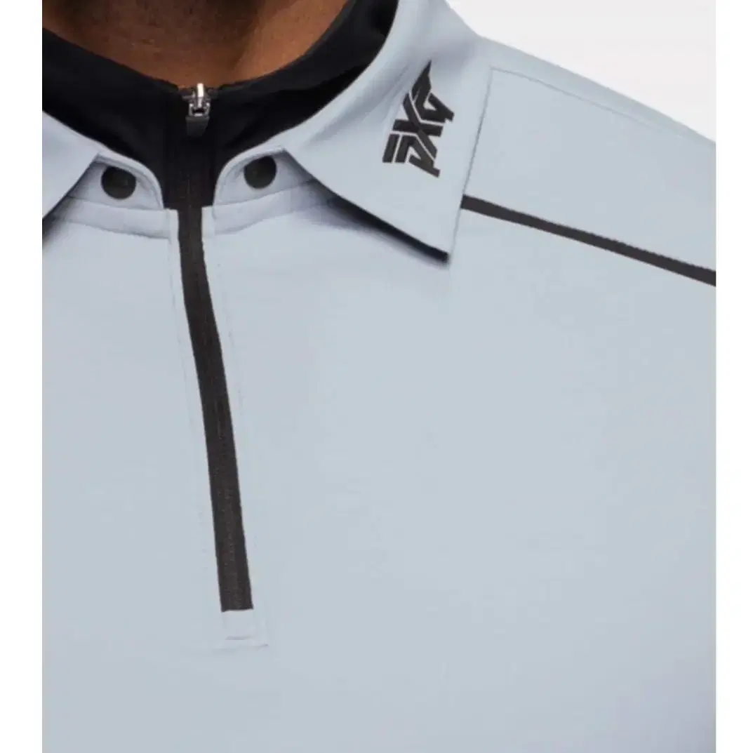 [2XL] PXG 1/4 집업 스트라이프 긴팔티 xxl(새상품)