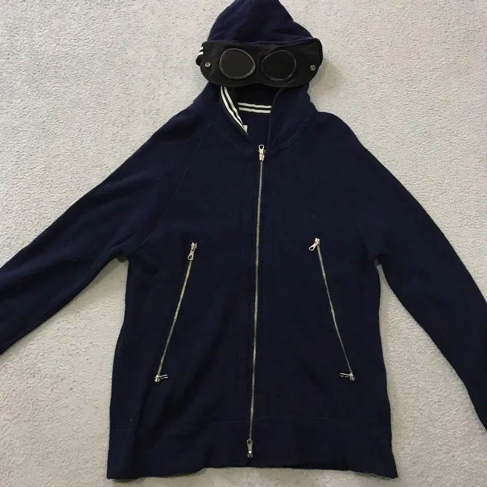 [XL, Class A] C.P. Company Goggle Hooded Zip-Up Jersey