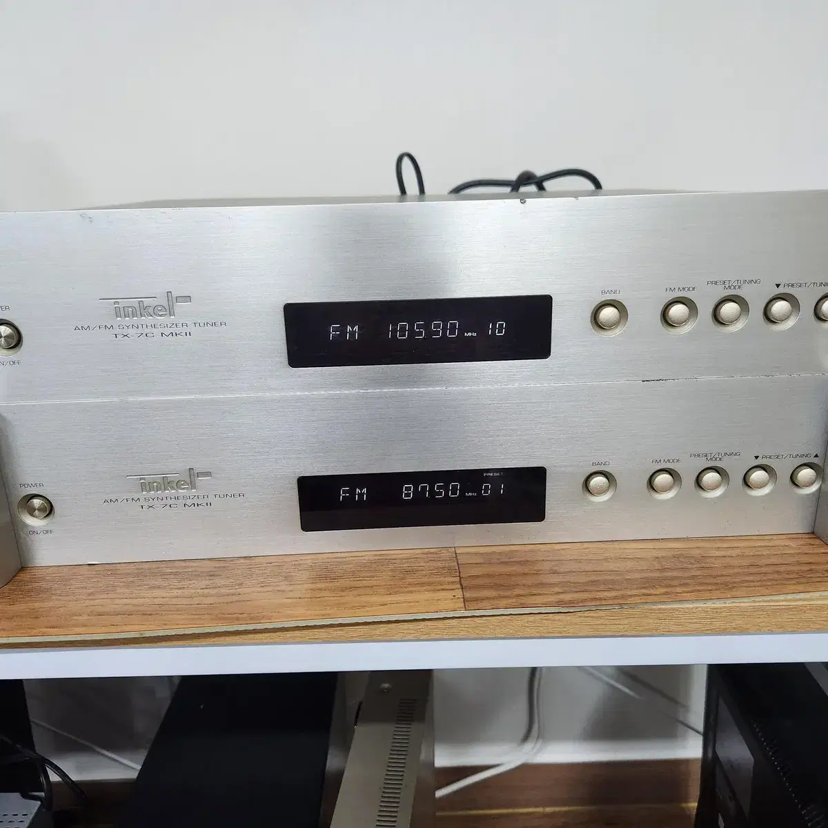 인켈 튜너 INKEL TUNER TX-7C MK2 2대