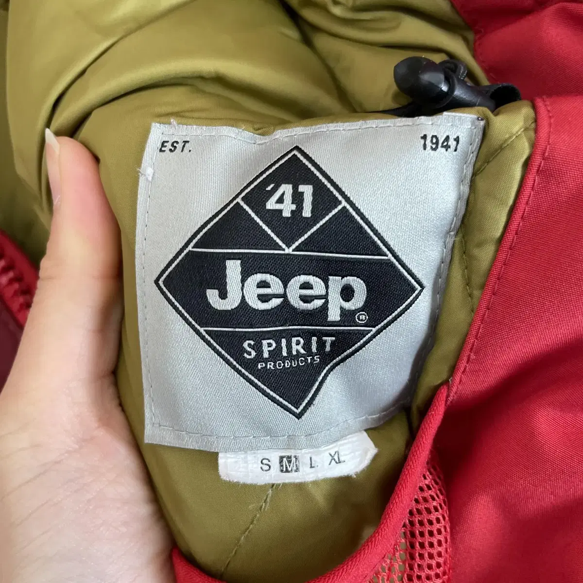 Jeep 레드 와펜 스키 점퍼