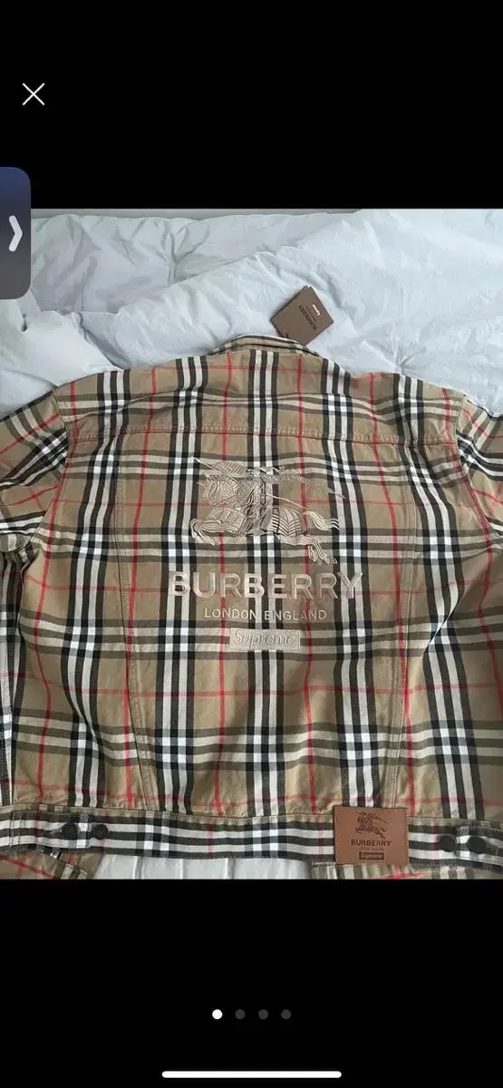 Selling a Supreme Burberry Jacket