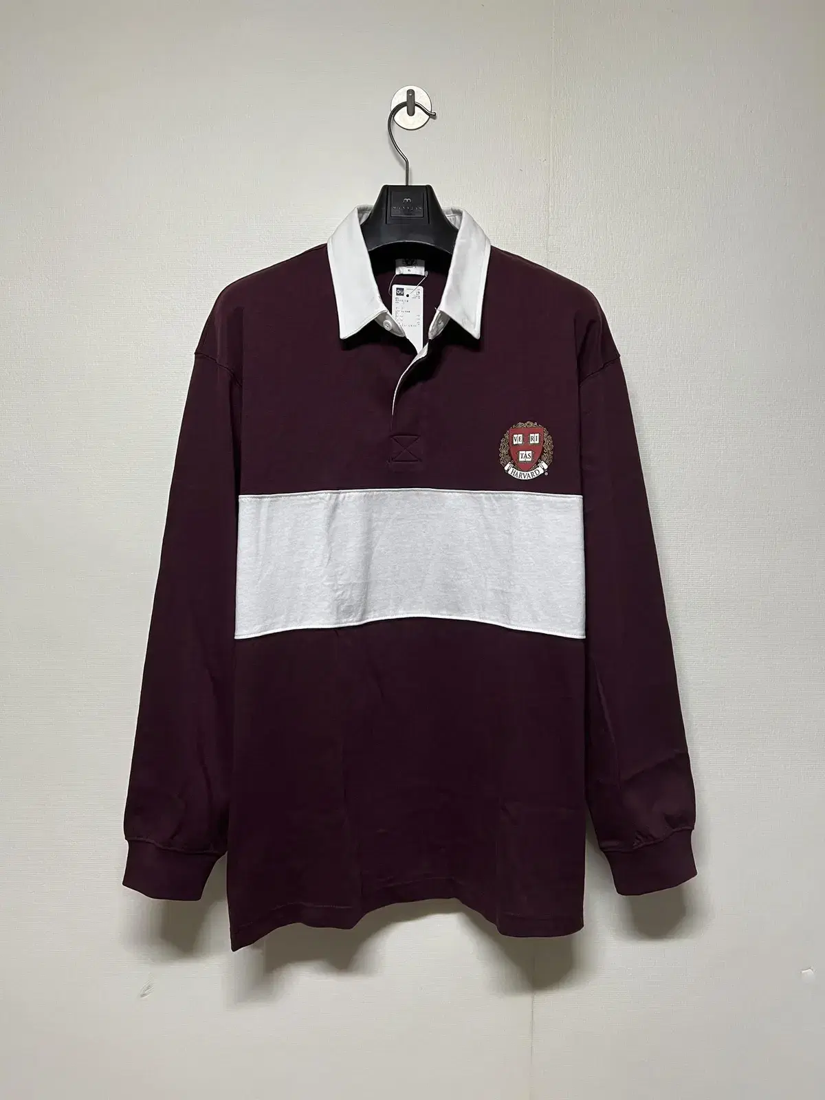 Uniqlo GU Rugby Shirt Long Sleeve Polo Rugby T-Shirt XL