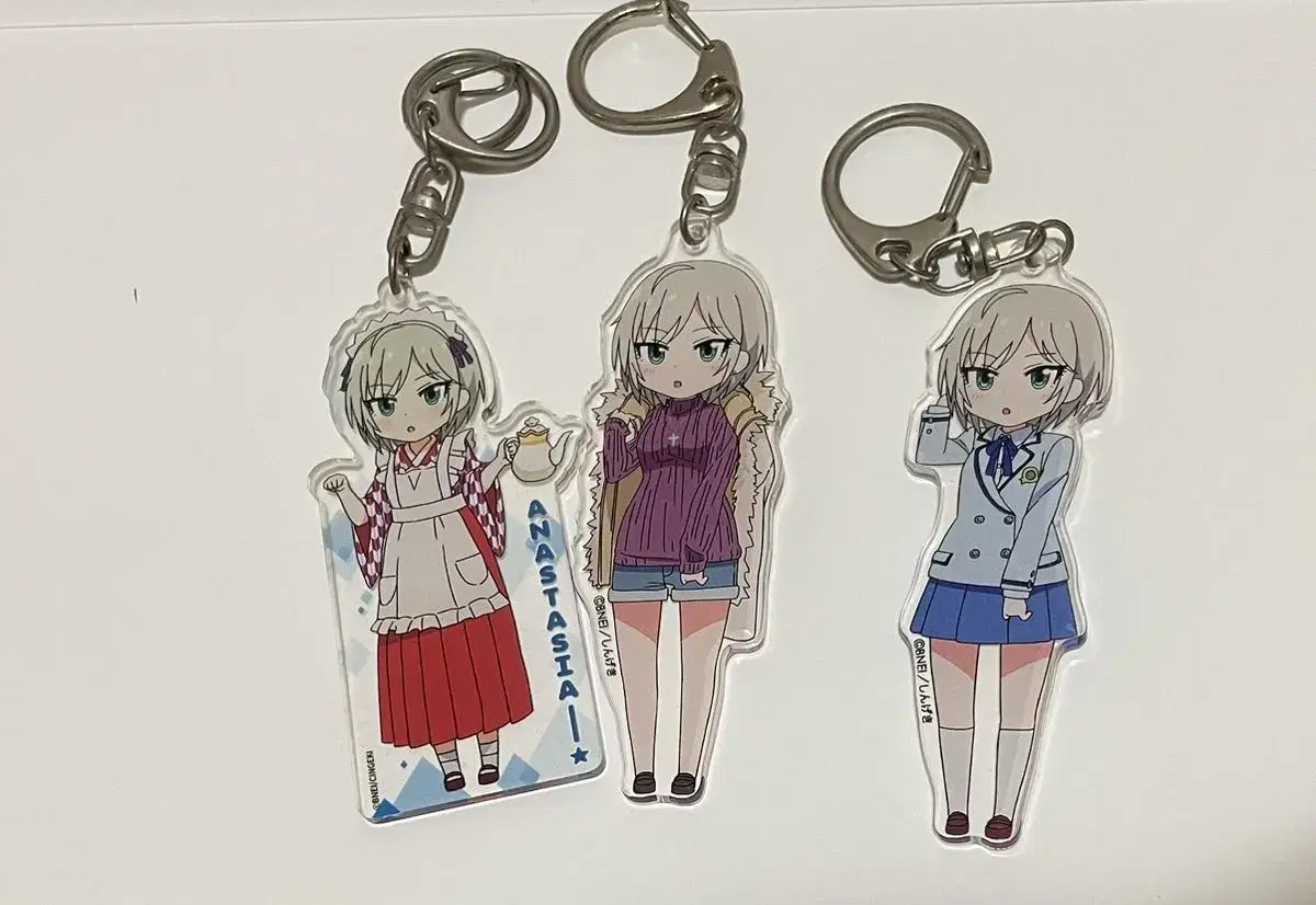 Idol Master Cinderella Girls Shingeki Anastasia acrylic keyring Bulk