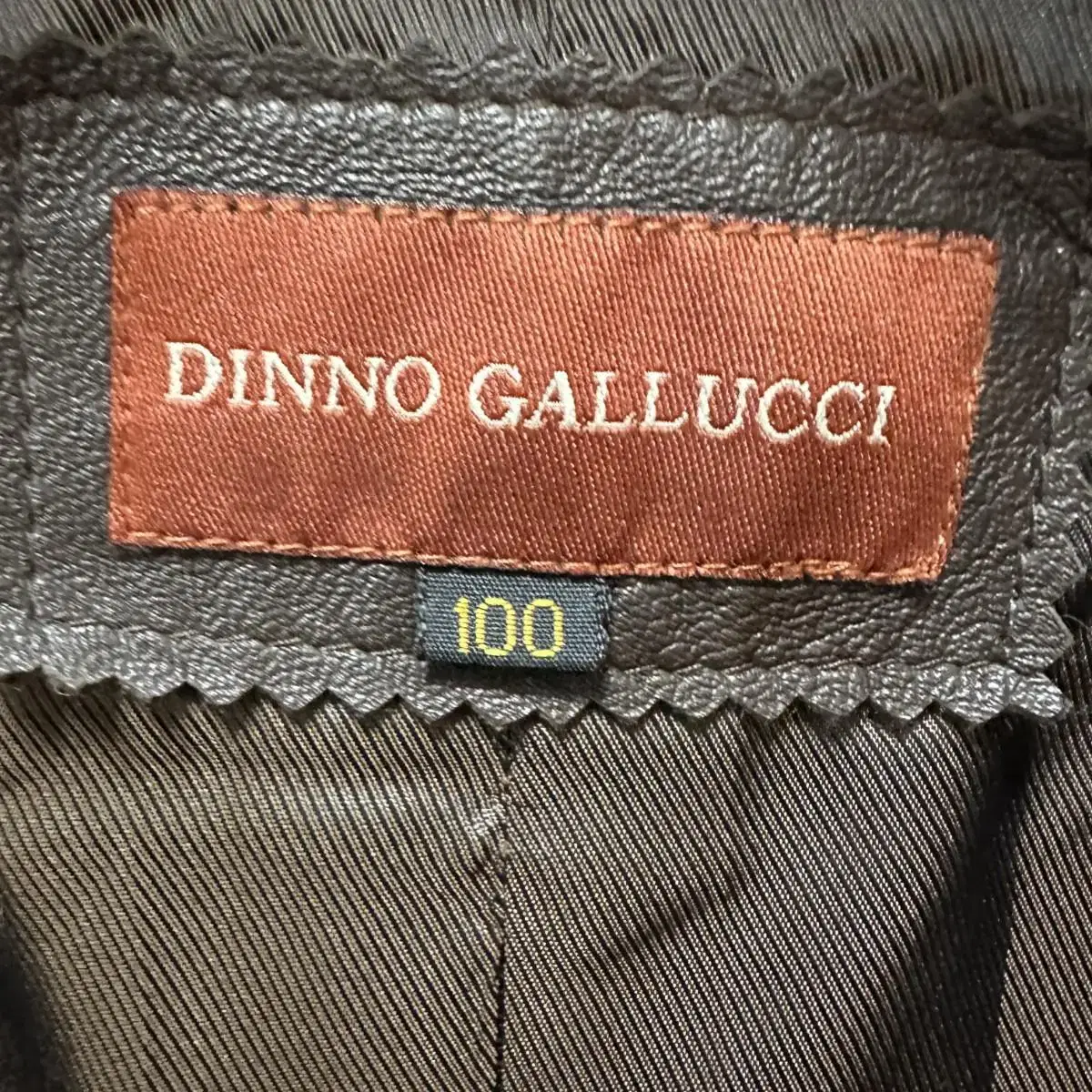 100 DINNO GALLUCCI 남자 양가죽 자켓