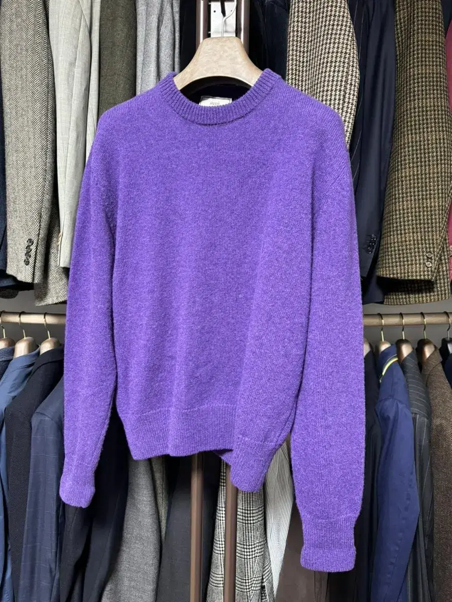 Army / Knit / Purple