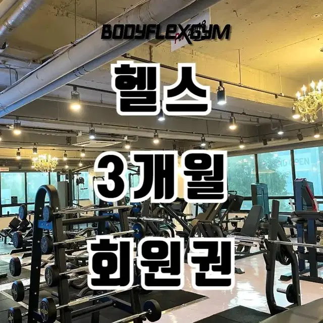 바디플렉스짐 강서구청점 헬스 3개월 회원권