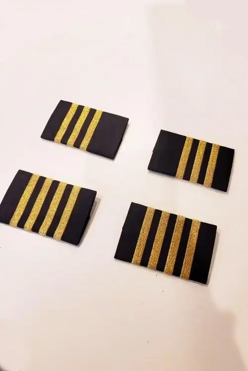 Takpo) Self-made / pilot's rank sheet / pilot's shoulder harness 1 pair / 3 wires / 4 wires selectable