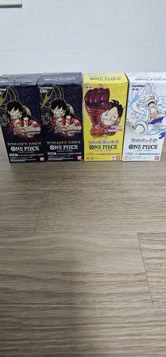 ONEPIECE Cards OP-01 OP-05 OP-07 Open Box General Cards