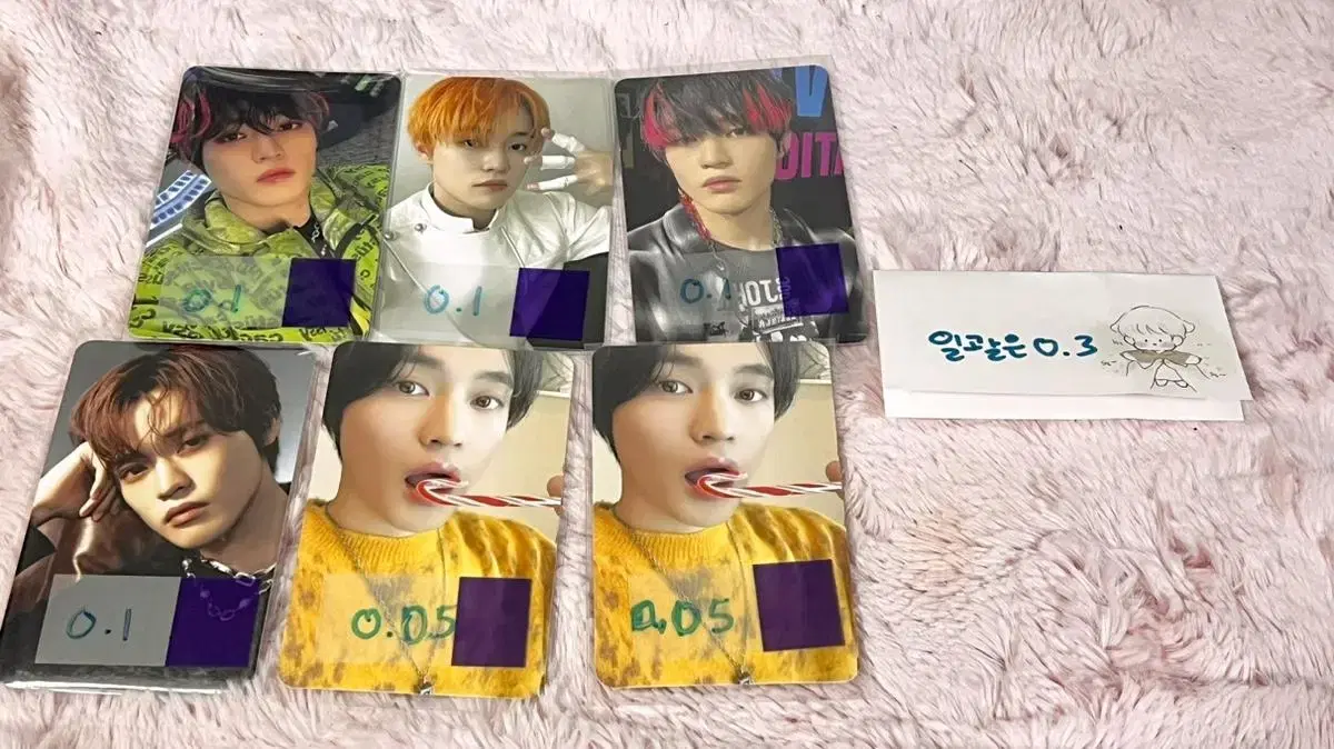 NCT jehyun mark chenle johnny jisung jeno taeil Photocard