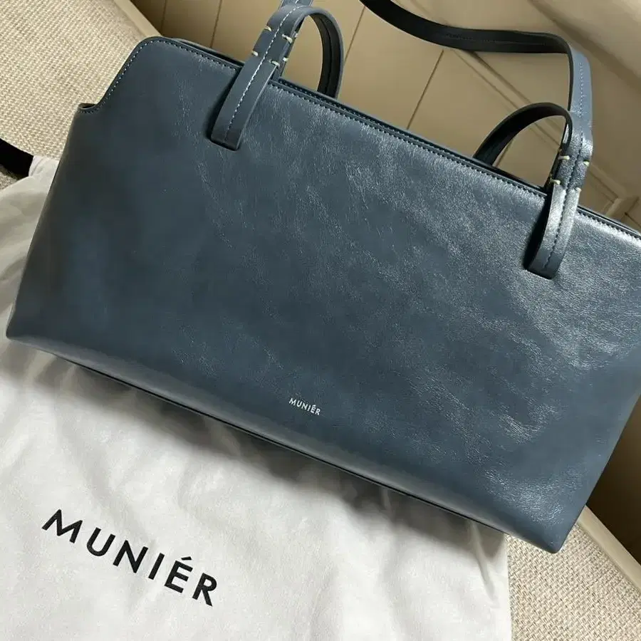 MUNIER STITCH SHOPPER BAG