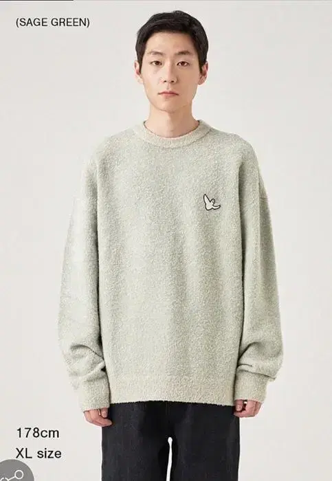 Mark Gonzalez Boucle Knit L