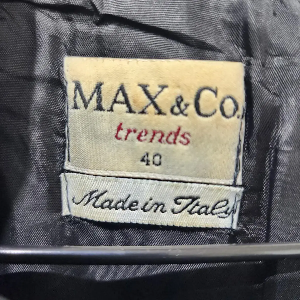 막스앤코 Max&Co 블랙 미디 원피스 막스마라