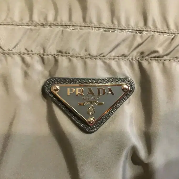 PRADA 프라다 리버서블 블루종(레더/나일론)50 사이즈-해외발송