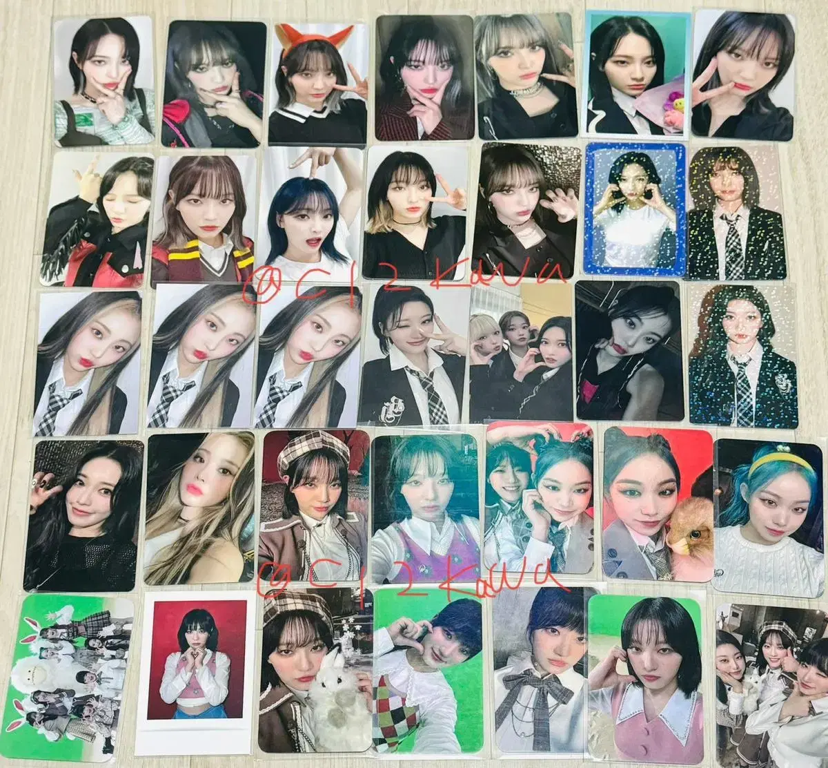 여돌 billlie 포토카드 photocard 사인폴라 sell wts