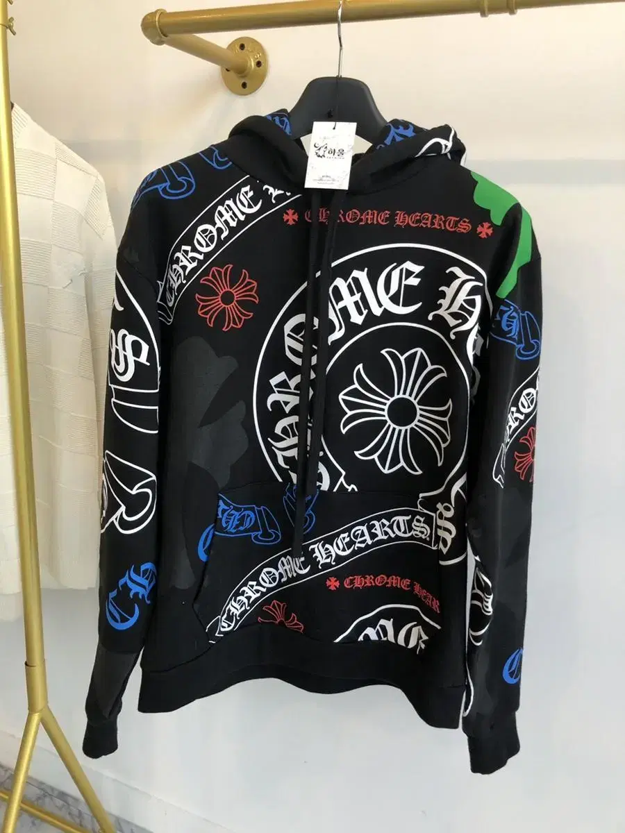 Chrome Hearts Full Multilogo Hoodie Msize