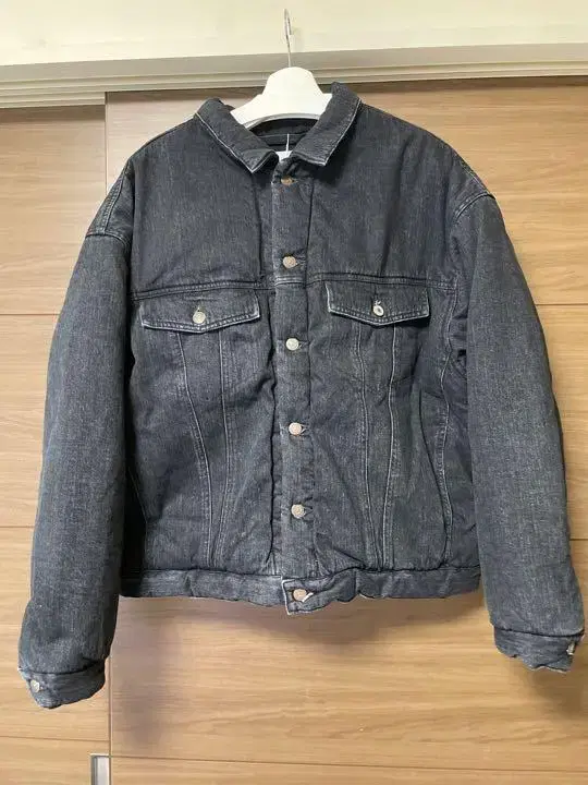 Unused denim padded jacket Unused