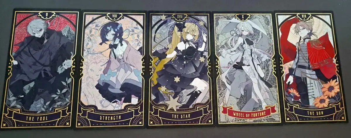 nijisanji tarot cards rare