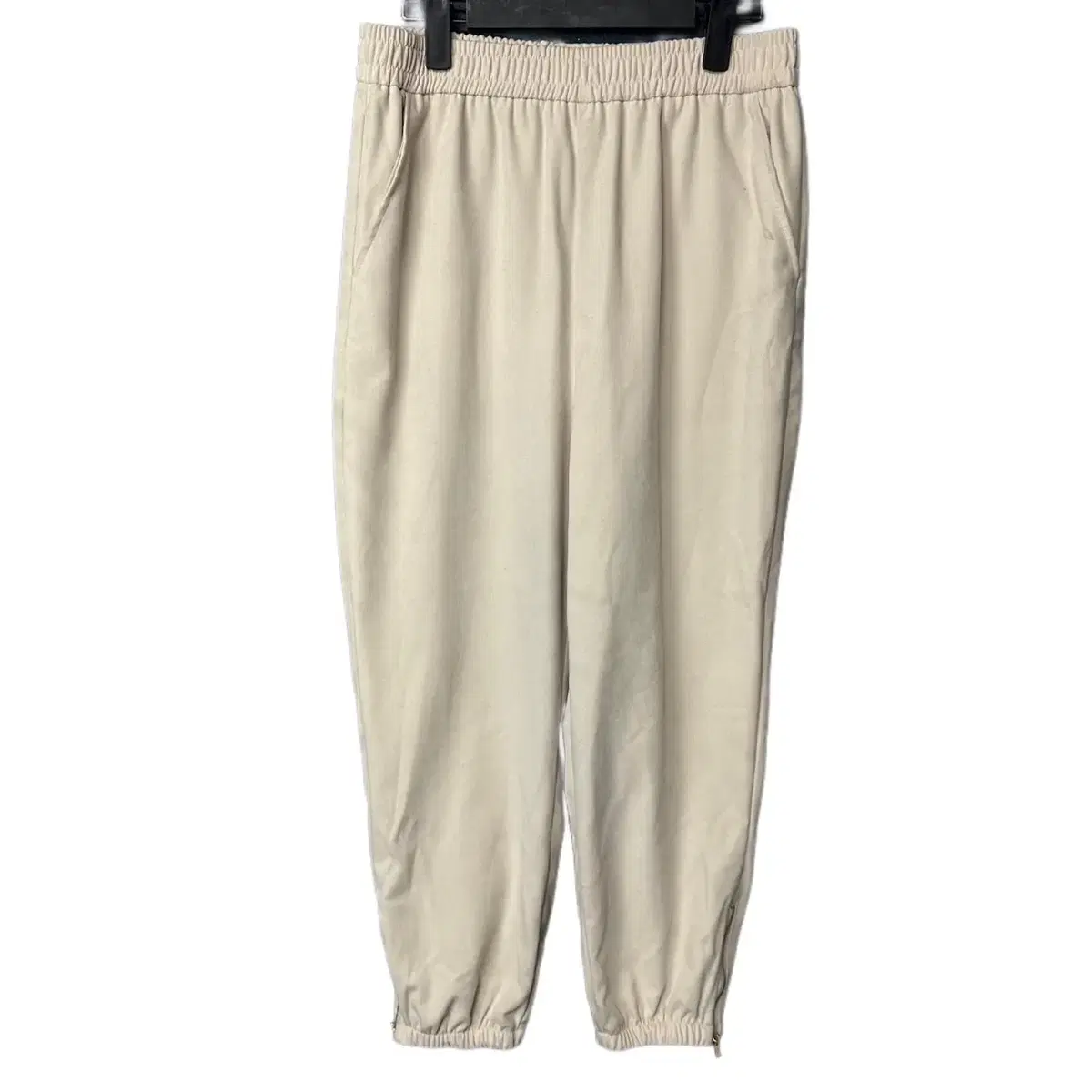 M Zara Banded beige slacks jogger pants