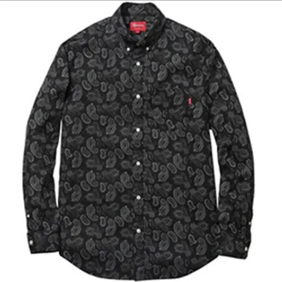 [M] 13FW Supreme Paisley Shirt Black