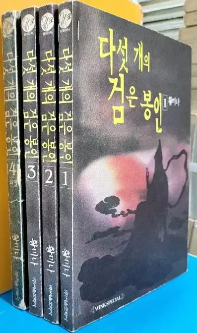 다섯개의검은봉인(1-4완/황미나)