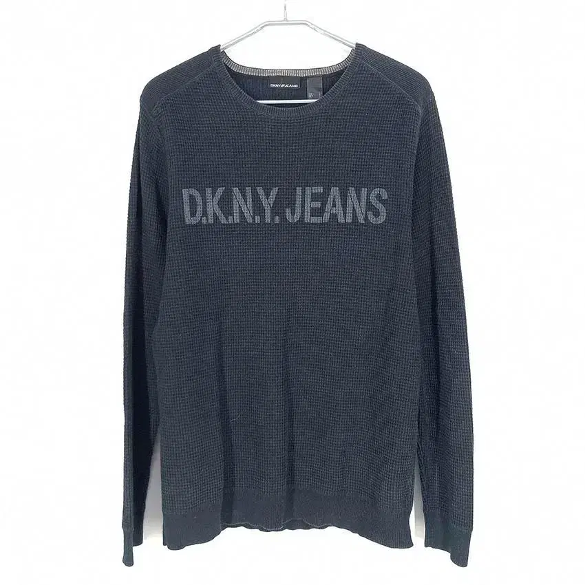 DK & Y Men's Big Logo Waffle Knit Tee Navy (HU29474)