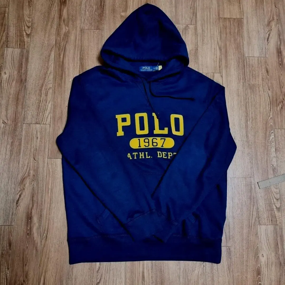 New) Polo 1967 Navy Hoodie L