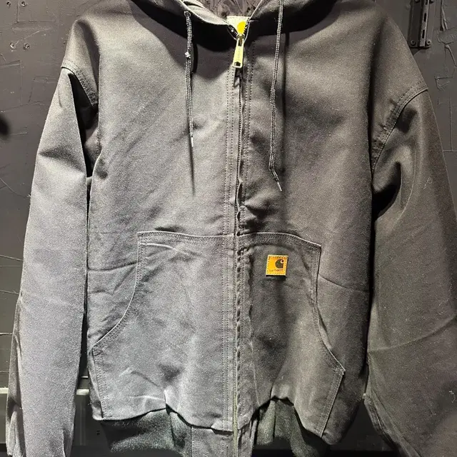 칼하트 Carhartt 데님 누빔 블랙 워크 자켓 XL