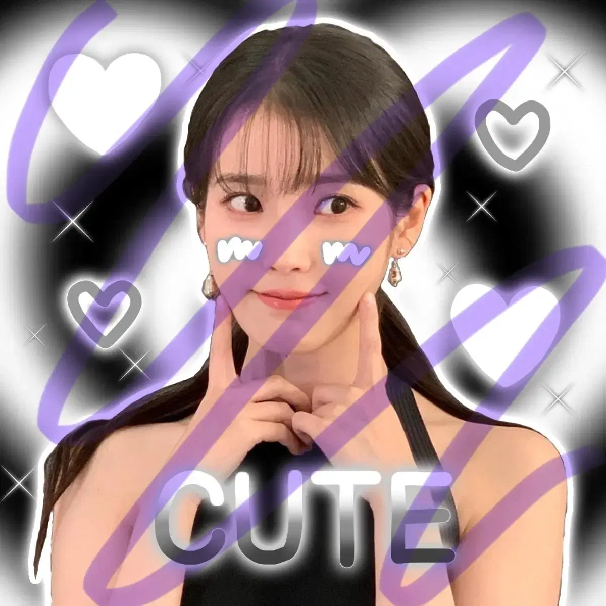 아이유 CUTE 비공굿 도무송 판스 프리쿠라