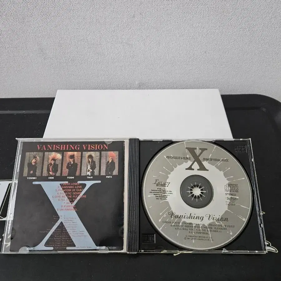 X-JAPAN VANIAHING VISION CD입니다