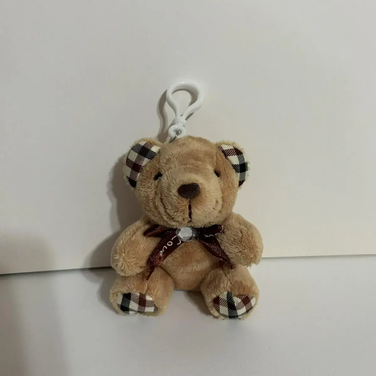 (New) Bear doll keyring|bear keyring|check bear|keyring|keychain|bagring