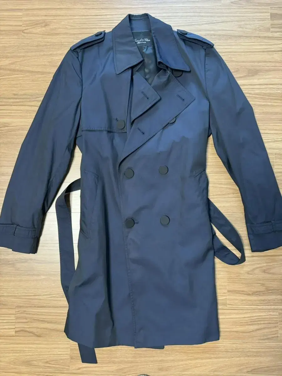 [Unworn] Navy trench coat by Korean tailor