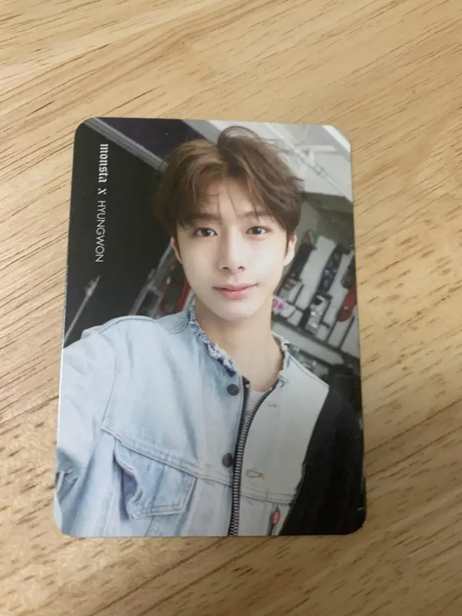 Monsta X Thecode hyungwon photocard WTS