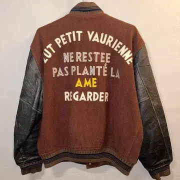 90s ANECDOTE cow-leather varsity jacket | 브랜드 중고거래 플랫폼 