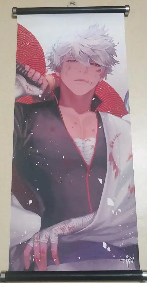 Gintoki Tapestry Scroll of Gintama