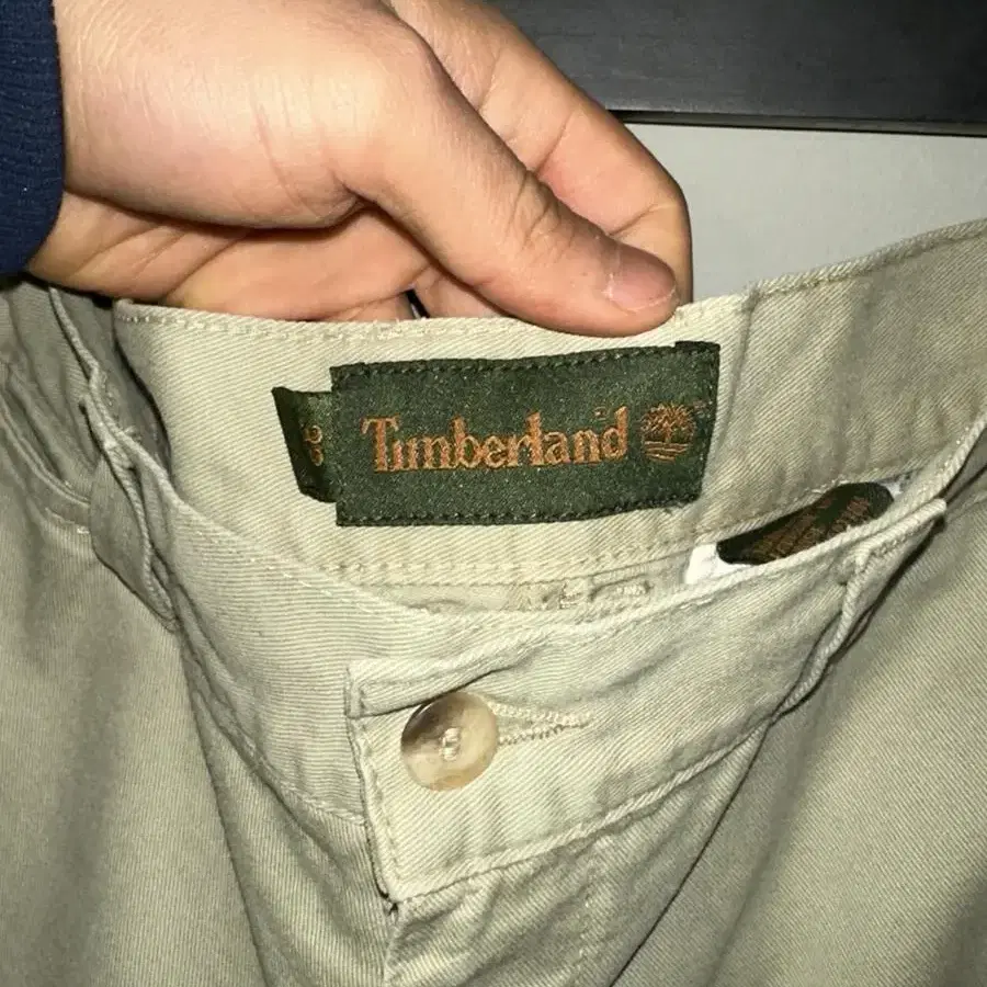 TIMBERLAND cotton beige pant