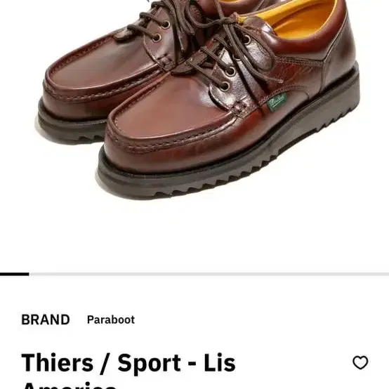 파라부트 Paraboot Thiers Lis America