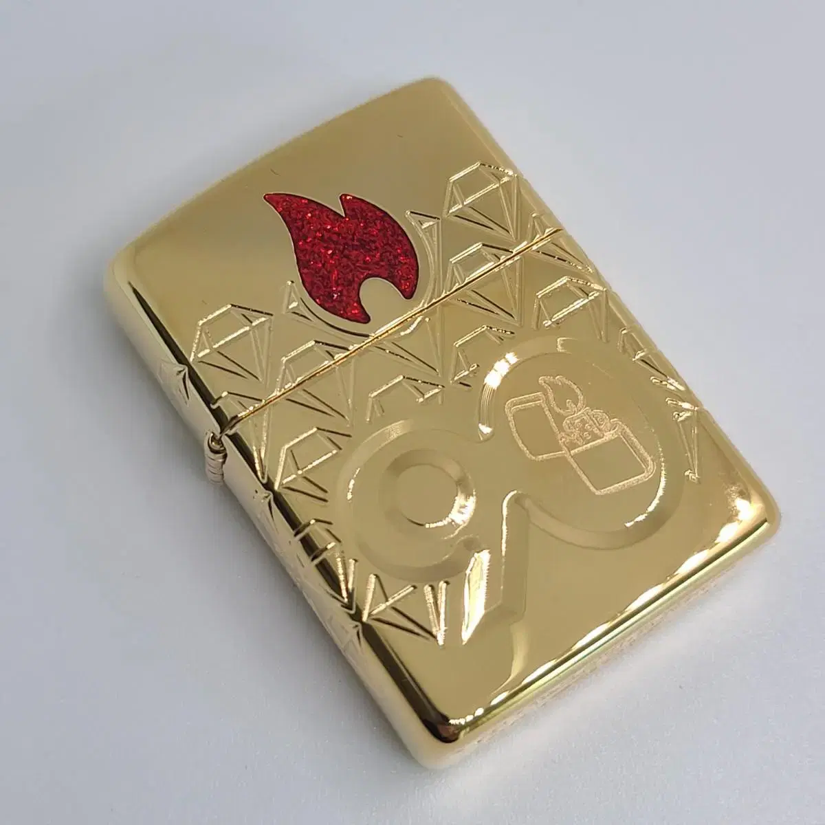 한정판 정품 49866 ZIPPO 90TH COY GOLD 새 지포라이터