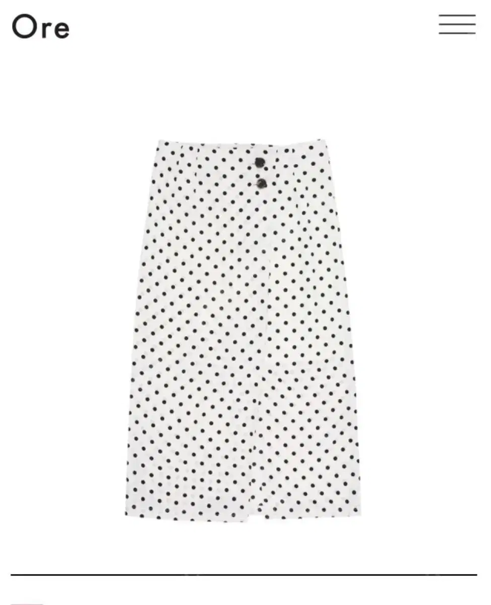 Ore Ore Dots Skirt