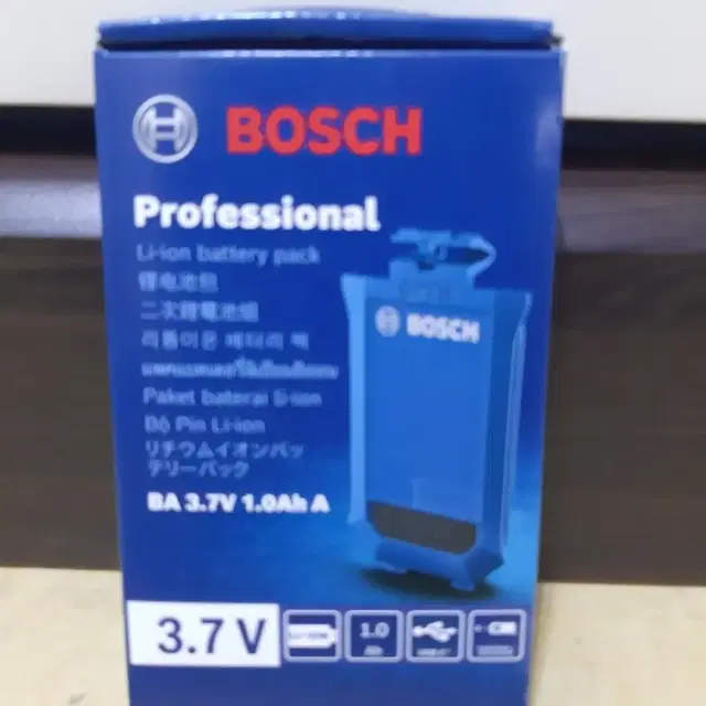 보쉬 리튬이온 배터리 팩 BA 3.7V 1.0Ah