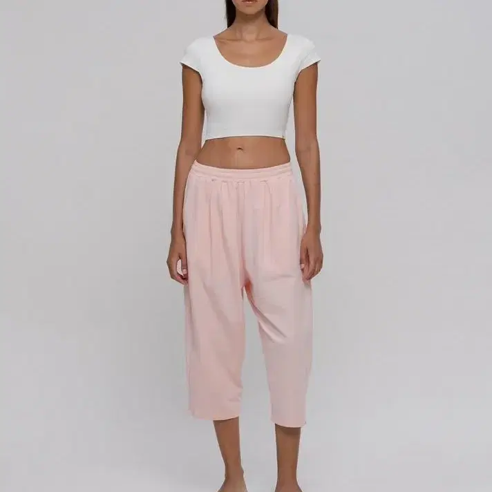 부디무드라 Drum pants_Pink Marshmallow