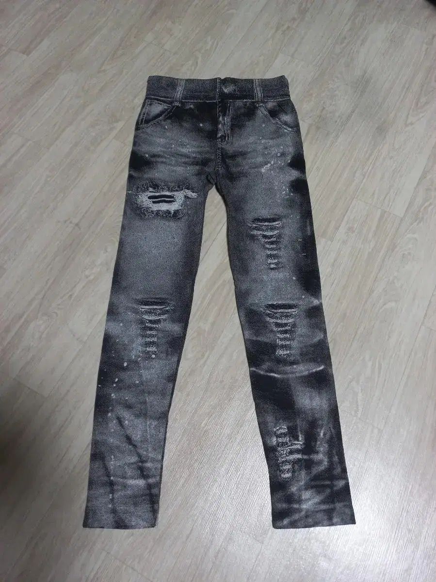 (S) Banded Skinny Spandex Pants