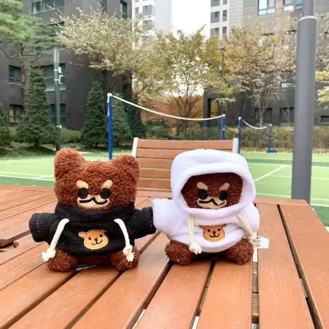 갱구리서랍 병철이후드 / 15cm, 20cm 인형옷 화이트